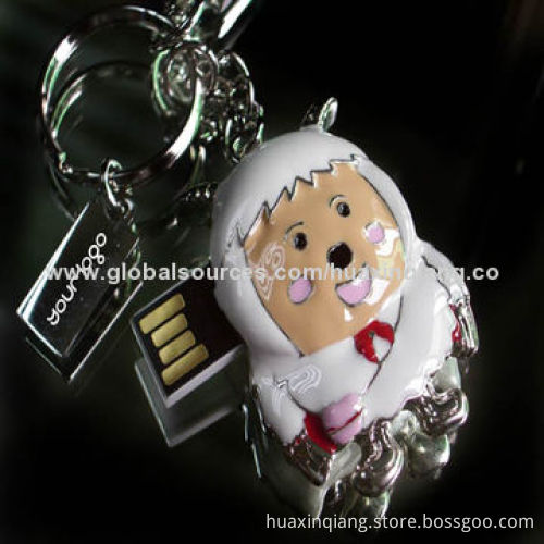 USB Flash Drive, Diamond + Animal Style, 512MB-32GB Capacity
